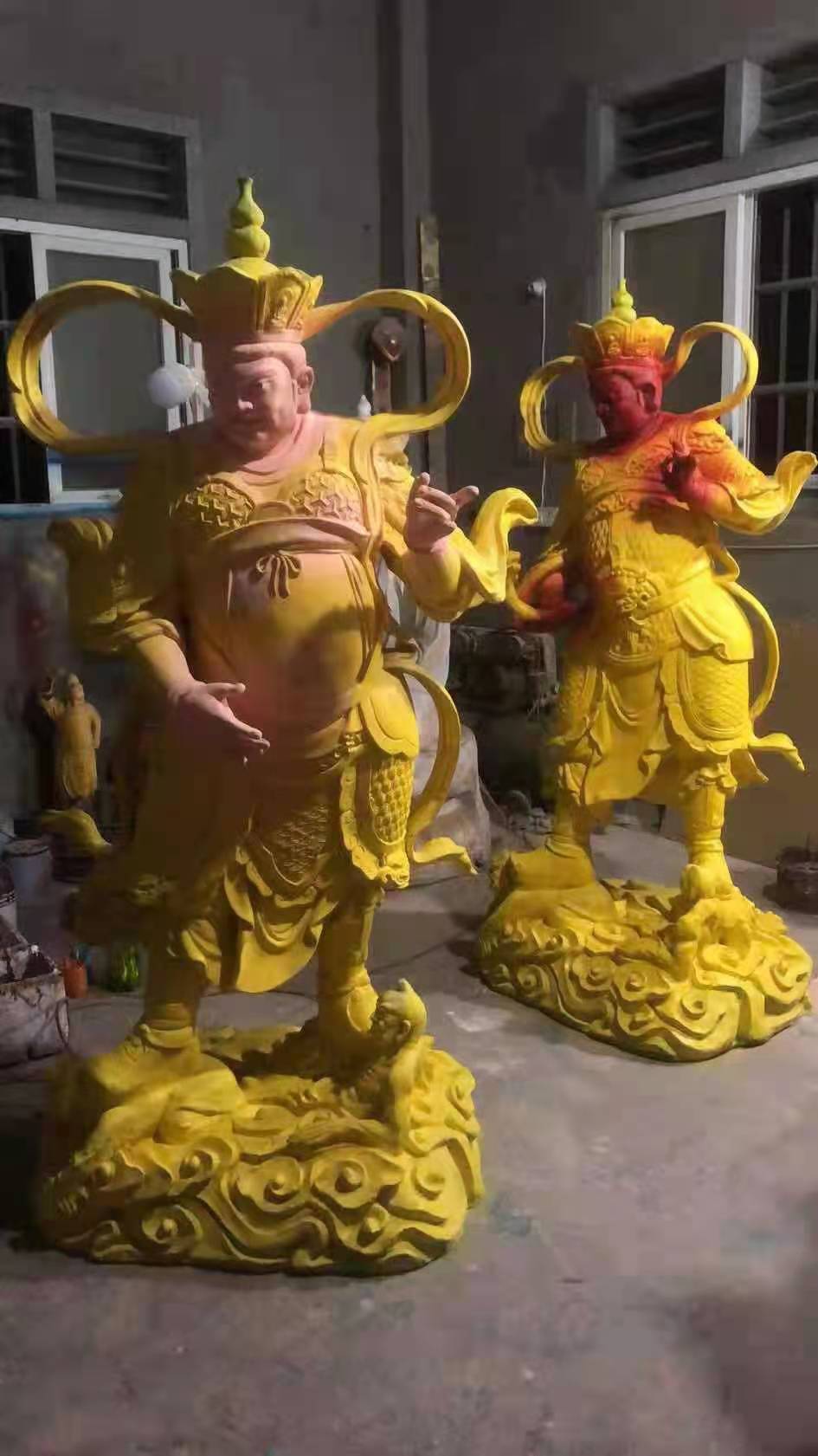 佰富彩四大天王贴金缘起