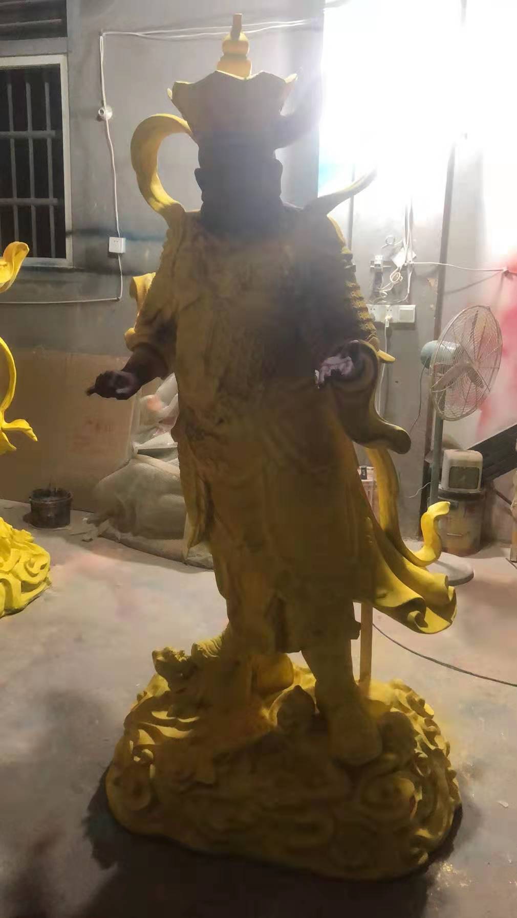 佰富彩四大天王贴金缘起
