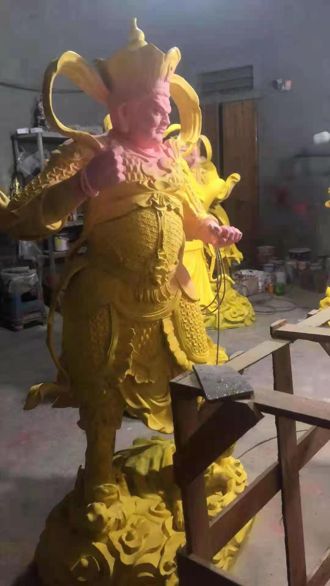 佰富彩四大天王贴金缘起